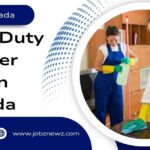 Light Duty Cleaner Jobs in Canada